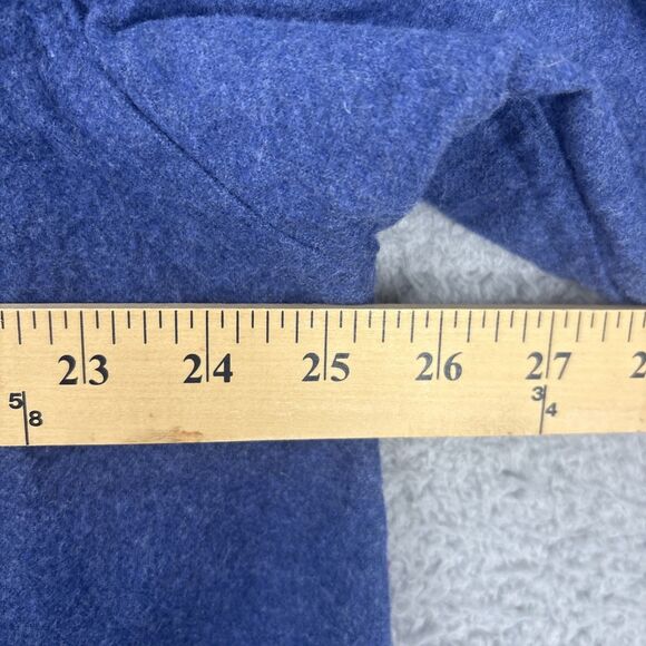 Vintage Field & Stream Men’s XL Blue Button Up Heavy Flannel Long Sleeve - Picture 4 of 6